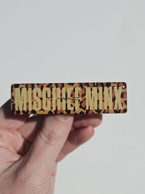Limited Edition MAC Cosmetics Mischief Minx Leopard Print Metal Pin